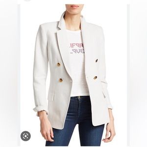 ALC White Linen Sedgwick Blazer - 8